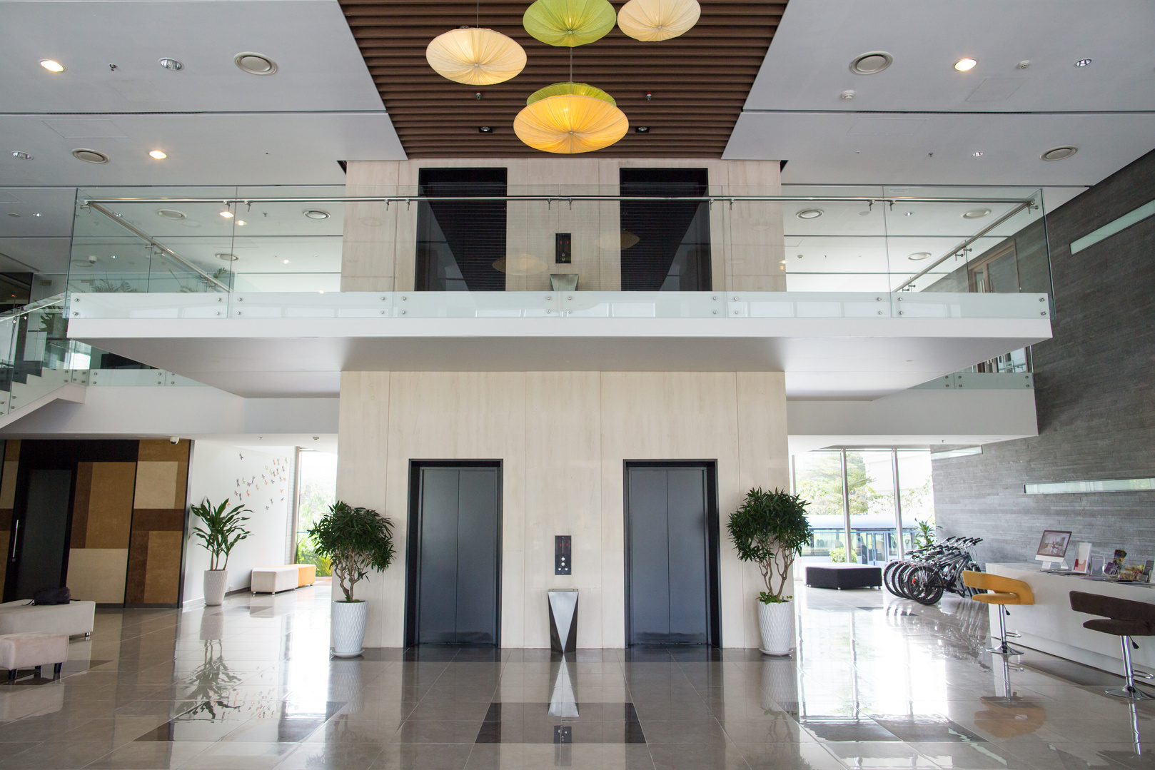 Modern Office Building Lobby Design Concept